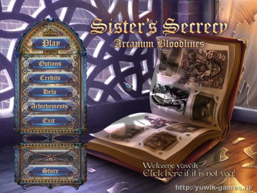 Sister’s Secrecy: Arcanum Bloodlines (2012, Big Fish Games, Rus) Beta