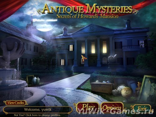 Antique Mysteries: Secrets of Howard’s Mansion (2012, Big Fish Games, Eng)