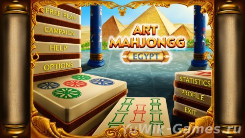Скачать бесплатно игру Art mahjong Egypt