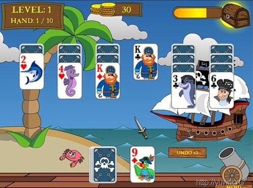 Pirate Solitaire (2010, Big Fish Games, Eng) Pirate solitaire скачать