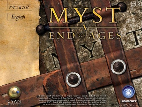 Myst V: End of Ages (2005, Ubisoft, RusEng)