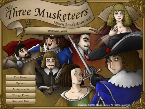 The Three Musketeers. Queen Anne’s Diamonds (2010, Big Fish Games, RePack. Eng)