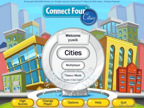 Connect Four Cities (2010, PlayFirst, Eng)