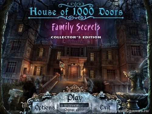 Дом 1000 дверей. Семейные тайны. Коллекционное издание + Прохождение игры (Rus) (2011, Alawar, Rus)