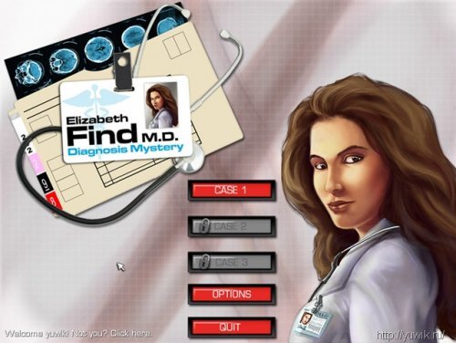 Elizabeth Find MD: Diagnosis Mystery (2010, Big Fish Games, Eng)