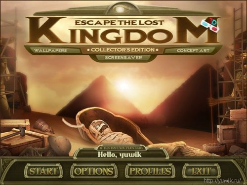 Escape the Lost Kingdom Collectors Edition Final (2010, Eng)