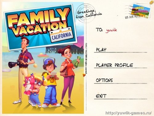 Family Vacation (2011, Big Fish Games, Eng)