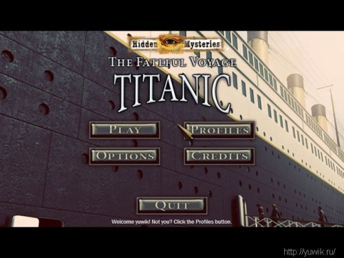 Hidden Mysteries: Titanic (2010, Big Fish Games. Eng)