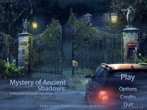 Mystery of Ancient Shadows: Follow the Cursed Expedition (2011, Big Fish Games, Eng) Beta