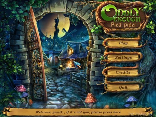 Oddly Enough: Pied piper (2011, Big Fish Games, Eng) Beta