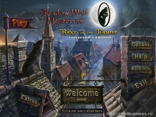 Shadow Wolf Mysteries 2: Bane of the Family Collector’s Edition (2011, Big Fish Games, Eng)