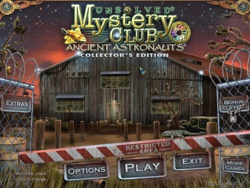 Unsolved Mystery Club. Ancient Astronauts Collector’s Edition (2011, Big Fish Games, Eng)