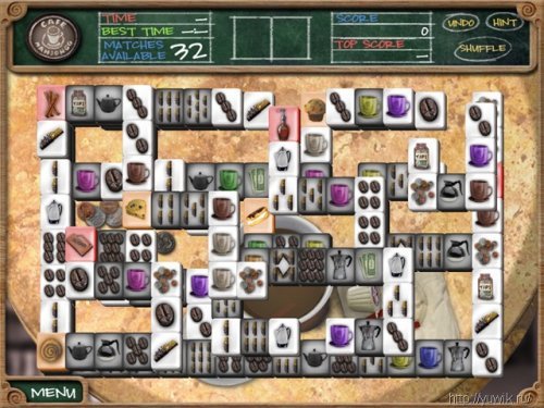 Cafe Mahjongg (2010, iWin.com, Eng)