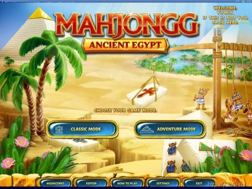 Mahjongg Ancient Egypt (2010, Big Fish Games, Eng)
