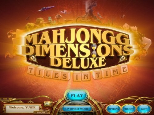 Mahjongg Dimensions Deluxe: Tiles in Time (2011, GameHouse, Eng)