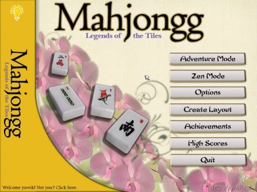 Mahjongg legends of the tiles