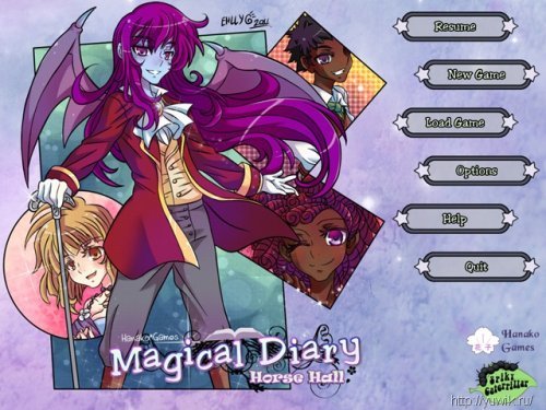 Magical Diary: Horse Hall (2011, Hanako Games, Eng)